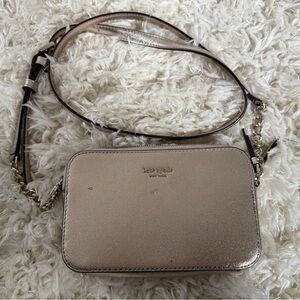 Kate Spade Metallic Gold Crossbody Bag
